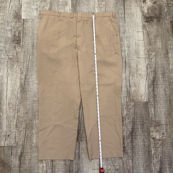 Sutter & Grant Khaki Dress Pants Men's Size 43x27‎ Flat Front Slacks Casual - Picture 3 of 8